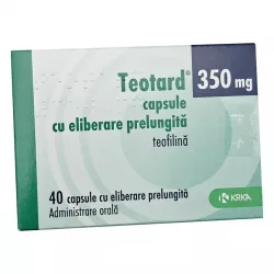 Теотард 350мг (теофиллин) капс. №40