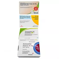 Атомоксетин HCL 40 мг Европа :: Аналог Когниттера :: Aurobindo / Amarox / Glenmark / Teva капс. №30