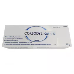 Корсодил :: зубной гель :: 1% 50г