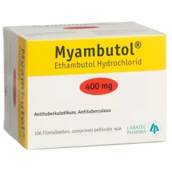 Этамбутол Миамбутол ФРАНЦИЯ Myambutol таб. 400мг №100