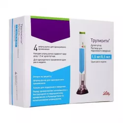 Трулисити 1.5 мг/0.5 мл, раствор для п/к введения, 0,5 мл №4 фото