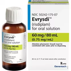 Рисдиплам Эврисди :: Risdiplam Evrysdi порошок для приг. р-ра для ор. прим. 60мг/80мл 0,75мг/мл