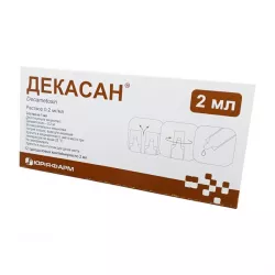 Декасан небулы для ингаляций 0.2 мг/мл 2 мл N12